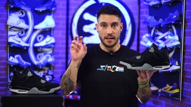 Air Jordan 4 Black Canvas