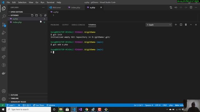 Github git add . (command) смотреть онлайн