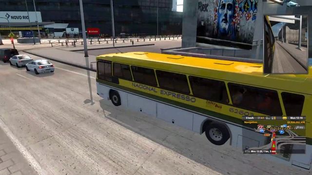 ? Едем по карте Rio de Janeiro на автобусе #ETS2 смотреть онлайн
