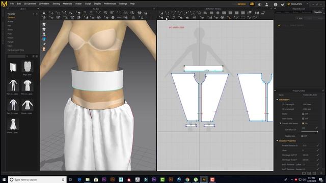 Sewing tools with Shift for Faster sewing in Marvelous Designer 8 by Asish Roy смотреть онлайн