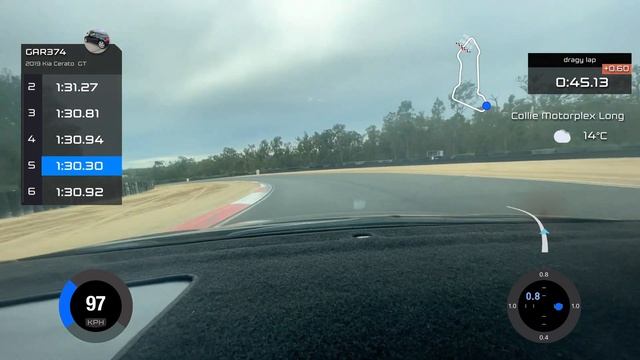 2019 Kia Cerato GT at Collie Motorplex Long Track, fastest session 2, Western Australia 6.5.23 смотреть онлайн