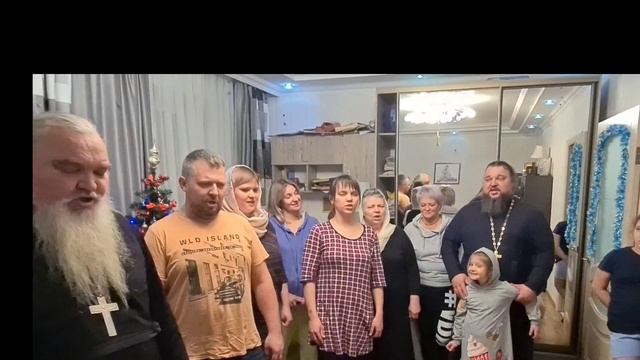 Рождественские колядки 2022 г.с.Рагули.Семья Гриценко о.Федора. смотреть онлайн