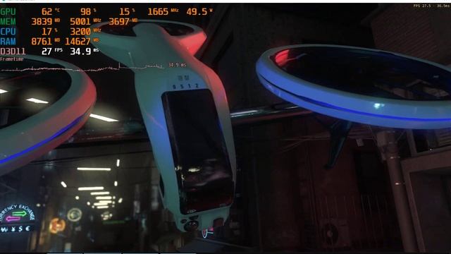 Neon Noir Ray Tracing Benchmark на Quadro T1000 смотреть онлайн