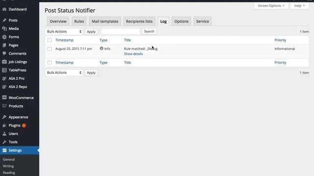 Post Status Notifier - Plugin for WordPress смотреть онлайн