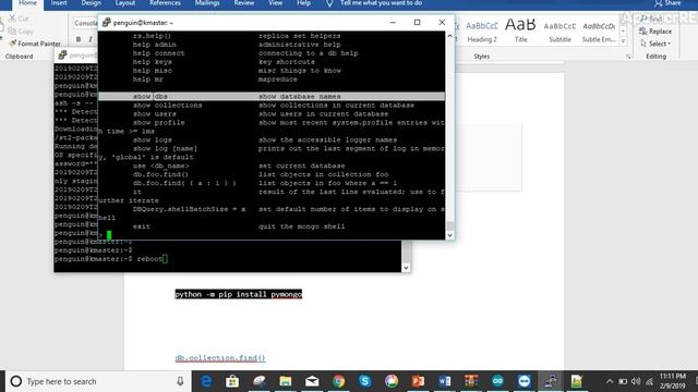 MongoDB setup with Python смотреть онлайн