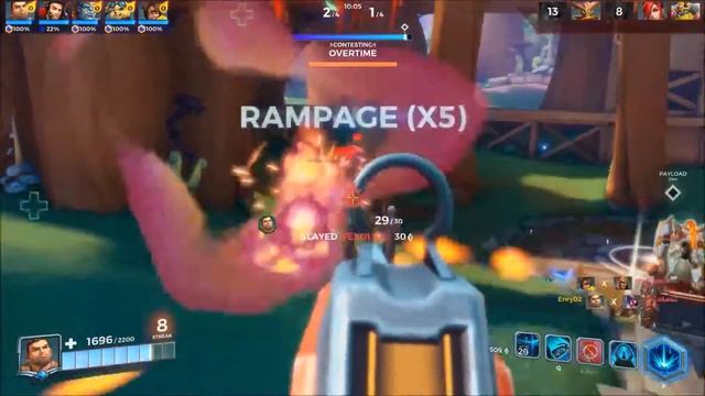 Paladins V1ktor gameplay -KILLING MACHINE- #4 - with MAZDANI смотреть онлайн