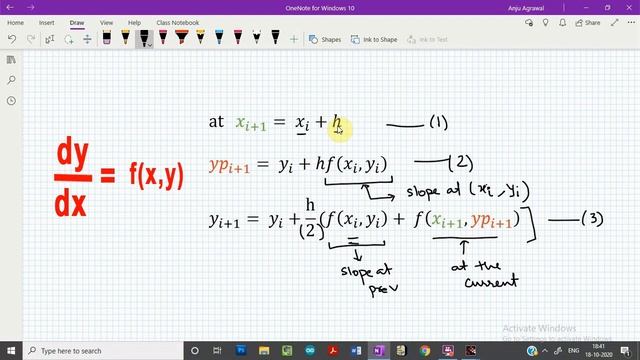 Modified Euler's Method |ODE| Differential Equations using Modified Euler's Method Scilab смотреть онлайн