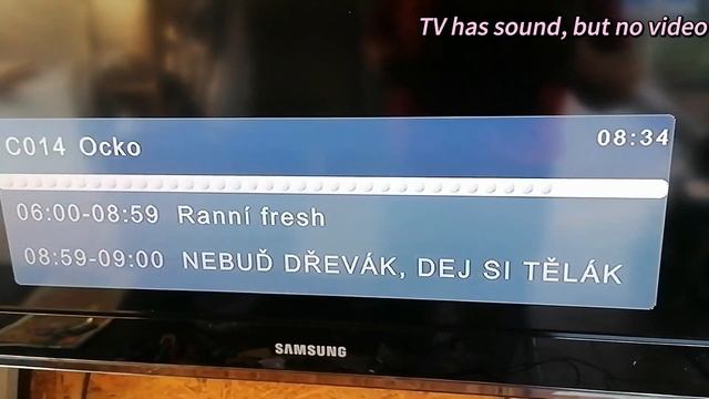Czech / Germany Digital TV need DVB-T2 H.265, VS H.264 TV box, only decode audio, no Video showing смотреть онлайн