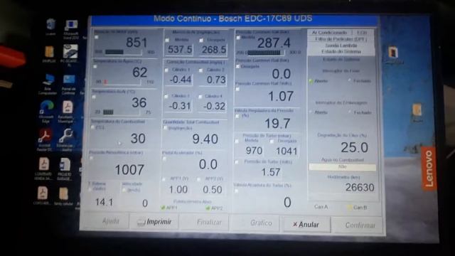 FIAT TORO Análises de parâmetros via Scanner NAPRO смотреть онлайн