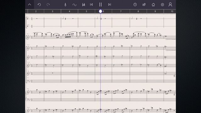 Up in the Clouds - Expressivo's StaffPad iPad Video #23 смотреть онлайн