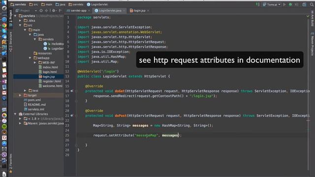 simple login servlet+jsp implementation #1 смотреть онлайн