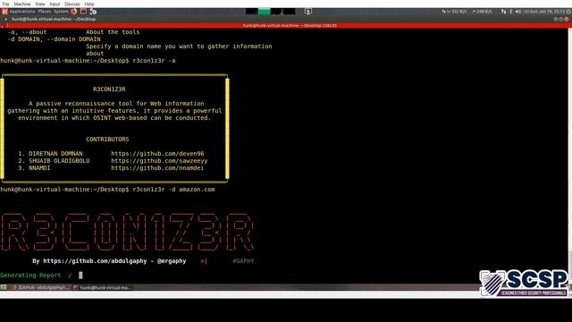OSINT TOOLS SERIES - R3con1z3r смотреть онлайн