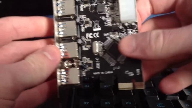 PCI Express USB 3.0 Card Unboxing And Installation