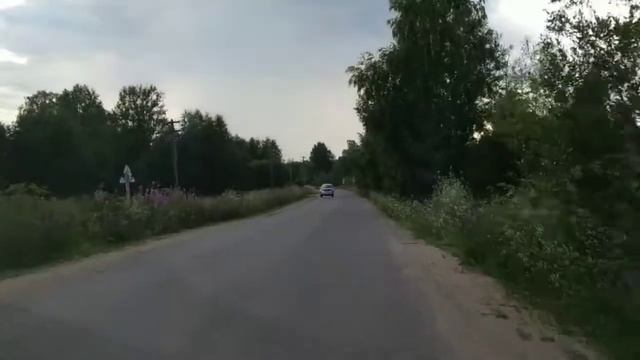 Проезжаем деревню Костинская, Подосиновский, Кировская, июль 2020 смотреть онлайн