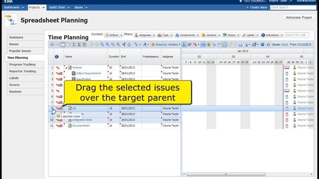 JIRA Gantt-chart Project: Project Planning like MS Project смотреть онлайн
