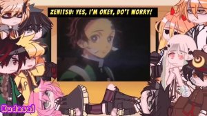 Anime characters react to Demon slayer // Kimetsu no Yaiba //