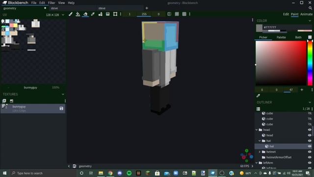 How To Make And Import Custom Geometry Skins Into Minecraft Bedrock Edition Using Blockbench смотреть онлайн