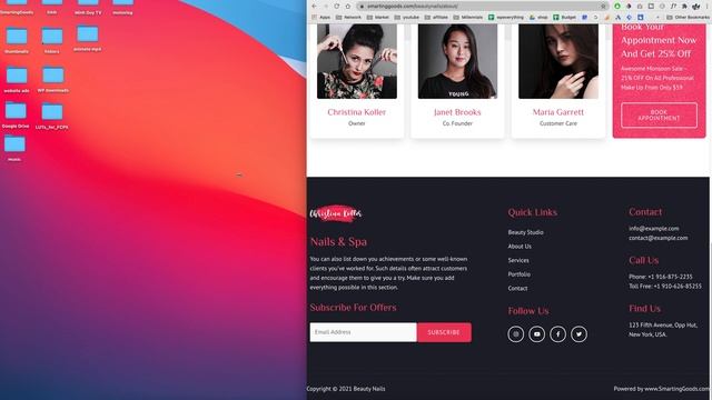 How to create wordpress booking appointment website for nails salon and spa | SmartingGoods смотреть онлайн
