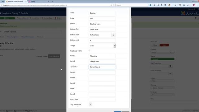 Gantry 5 - "Pricing Tables" Particle (Norman) смотреть онлайн