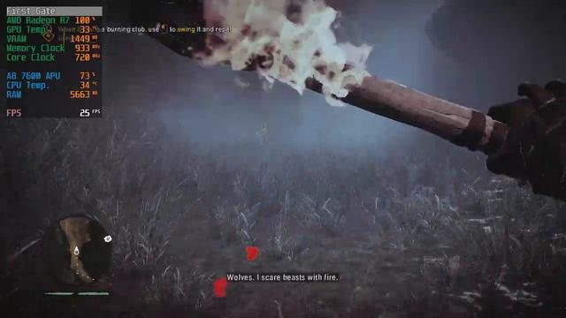 Far Cry Primal Gameplay - AMD A8 7600 APU Gaming смотреть онлайн