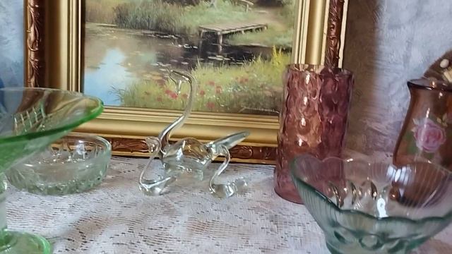 Винтажные) стеклянные предметы))) Вазочки и кое-что ещё))) 😍🍁🍁🍁 смотреть онлайн