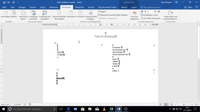 Serienbriefe mit Word 2016 erstellen / wenn dann sonst смотреть онлайн