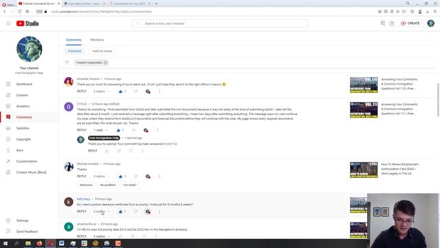 Answering Your Comments & Common Immigration Questions Vol 112 | Free Immigration Help - 6.8.2023 смотреть онлайн