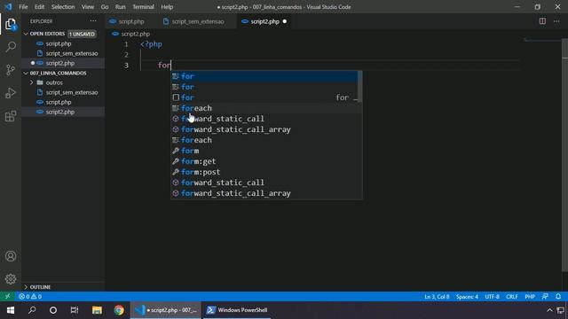 PHP 8 PARTE 2 #023 EXERCÍCIOS DE PHP NO TERMINAL смотреть онлайн