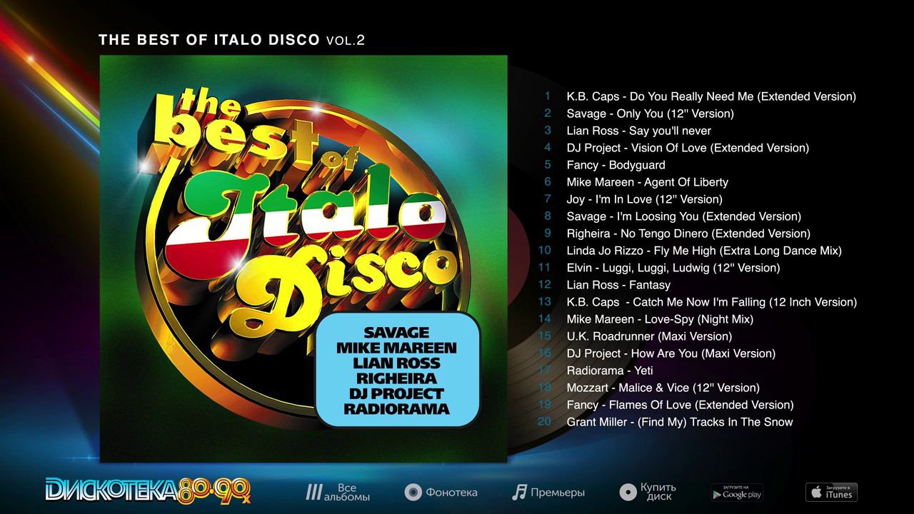The Best Of Italo Disco vol 2 Remember The 80's Various Artists смотреть онлайн