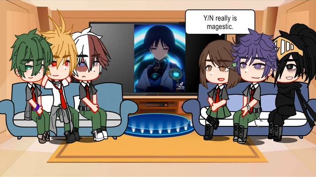 Bnha Reacts To Y/N As Wanderer || GCRV || 1/2 || BNHA FREAK