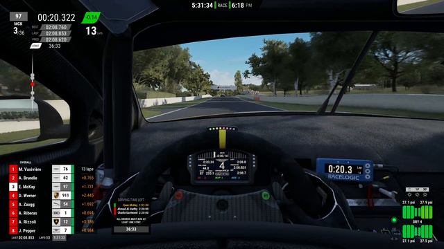 Assetto Corsa Competizione - Mount Panorama - GT3 - 6H Endurance Race / Car #97 Pt. 1/6 смотреть онлайн