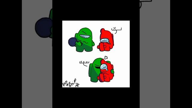 Among us Ship Red❤️ x Green💚 смотреть онлайн