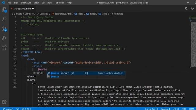 CSS3 What is media query ? #Lesson -11 смотреть онлайн