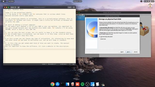 Oracle VMbox, configuring a new VM for Linux/Windows смотреть онлайн