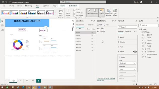 Free Power BI Training Class 8 BOOKMARK in Power BI || Contact +91 9902590140 смотреть онлайн