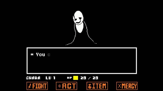 Undertale - Pacifist Sans And WD Gaster Fight (fanmade Game)