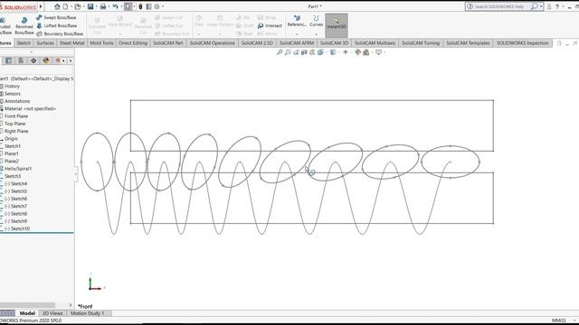 SolidWorks Tutorial #62 | Timing Screw Feedscrew Design - 3D Model Advanced смотреть онлайн