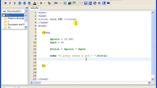 Aula II PHP variaveis смотреть онлайн