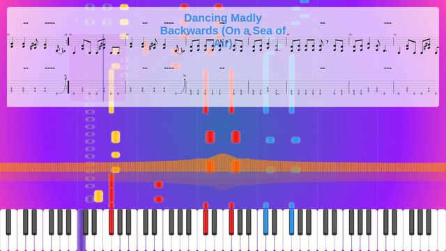 Dancing Madly Backwards (On A Sea Of Air) Sheet Music Free, Synthesia Piano смотреть онлайн