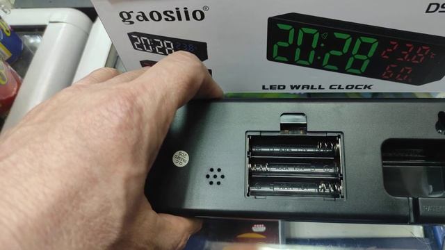 Часы LED с термометром Gaosiio DS-3818L смотреть онлайн