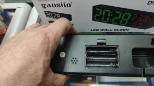 Часы LED с термометром Gaosiio DS-3818L