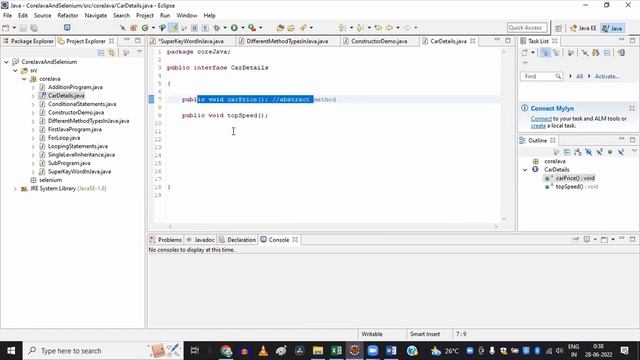 Interface in Java | For Beginners | Telugu(తెలుగులో నేర్చుకోండి) смотреть онлайн