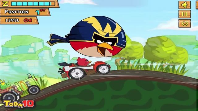 Angry Birds Race - CRAZY 4 ANGRY BIRDS RACING SKILL GAME смотреть онлайн