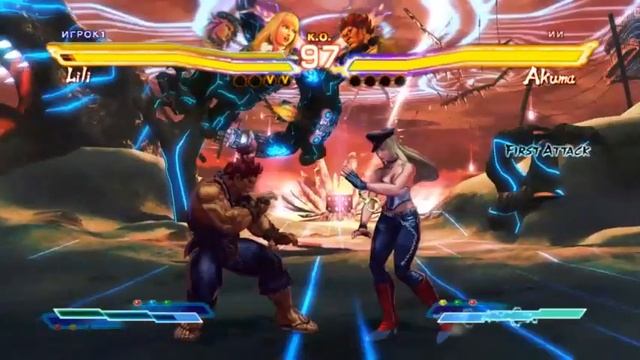 Street Fighter x Tekken (Бои матчи поединки обзор игры) # 35. PC - HD - Full 1080p. смотреть онлайн