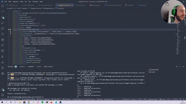 Epic Games Store UI- MaterialUI, ReactJS, TypeScript - Form Validation #8 смотреть онлайн