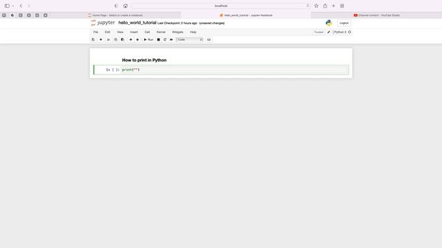 How to print in Python смотреть онлайн