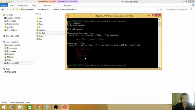 4.2 Comandos Git (Config,Status e Commit) смотреть онлайн