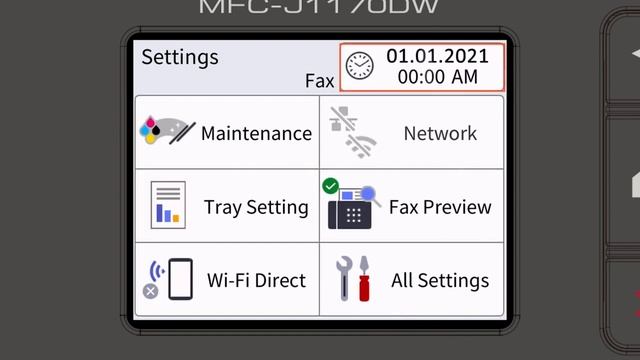 Set up your Brother MFCJ1800DW смотреть онлайн