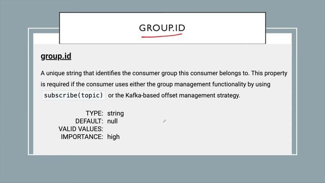 Consumer configs | bootstrap.server | client.id | key & value Deserializer |group.id|fetch.min.byte смотреть онлайн