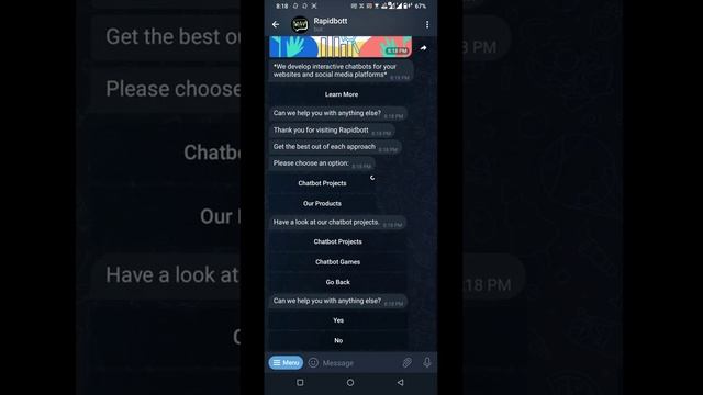 Develop and Deploy chatbots to Telegram using Rapidbott смотреть онлайн